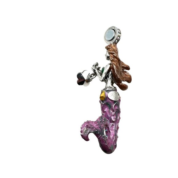 Kirks Folly Womens Crystal Magnetic Enhancer Pendant Mermaid - Picture 3 of 4